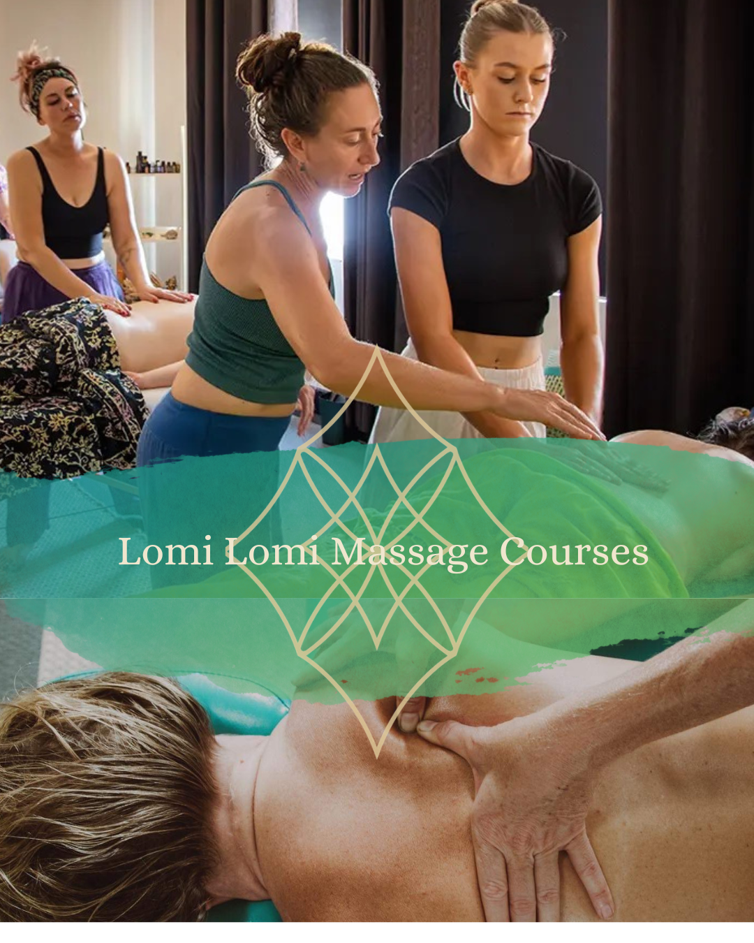 1 Day Massage Training: Lomilomi Massage on a draped table